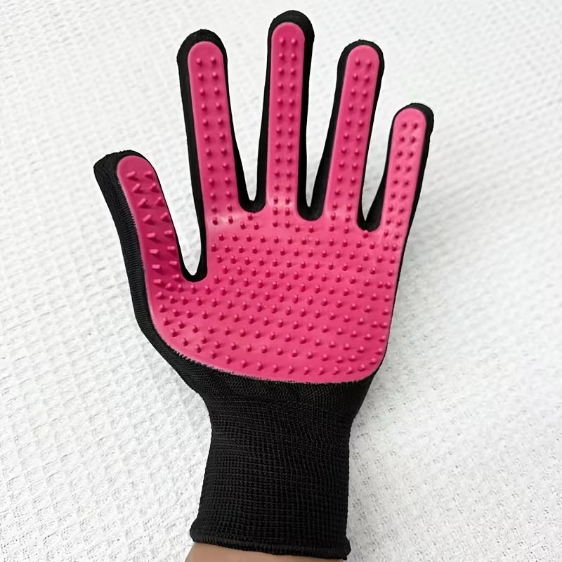 Pet Grooming Deshedding Massage Gloves 2-Pack