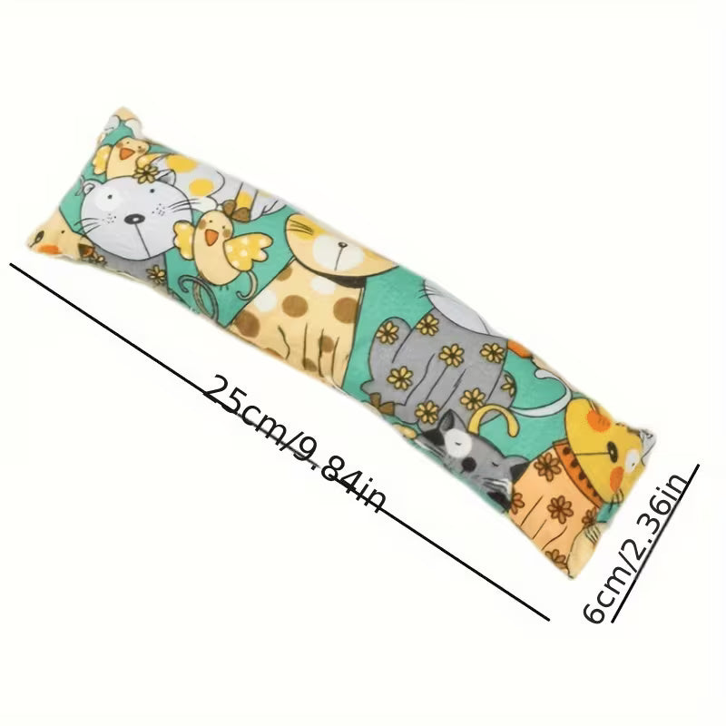 Catnip Chew Pillow Toy Happy Calming Plush for Pets